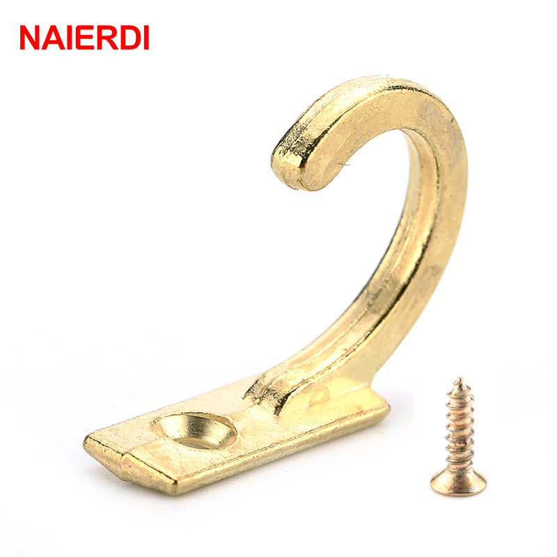 Furniture Hardware Bolts - NAIERDI 10 adet küçük antika kanca