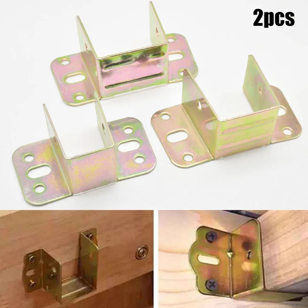 Furniture Hardware Bolts - 2 adet U Şekilli Metal Yatak