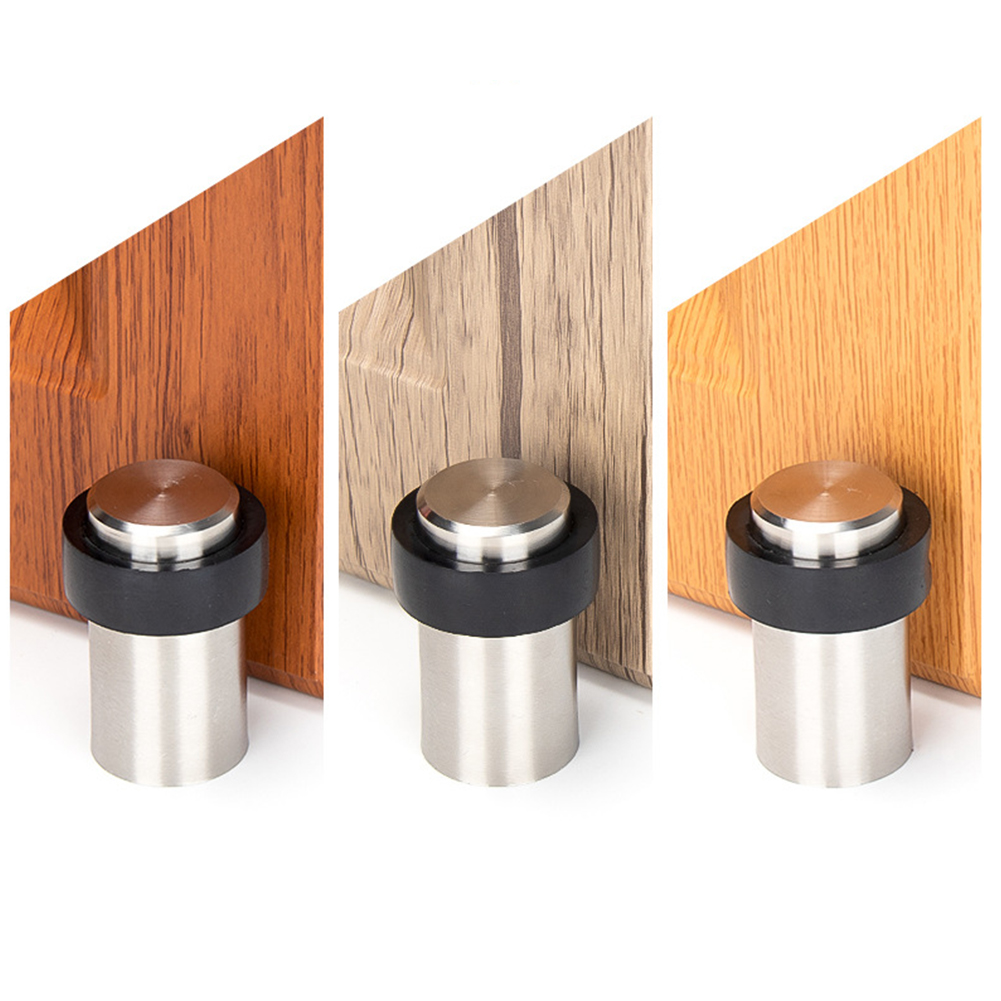 Furniture And Hardware Store - Paslanmaz Çelik Kauçuk Silindirik Kapı Durdurucu