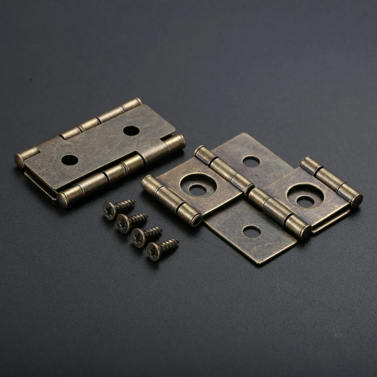 Furniture Hardware Wood - 2 adet antik bronz çift rulman