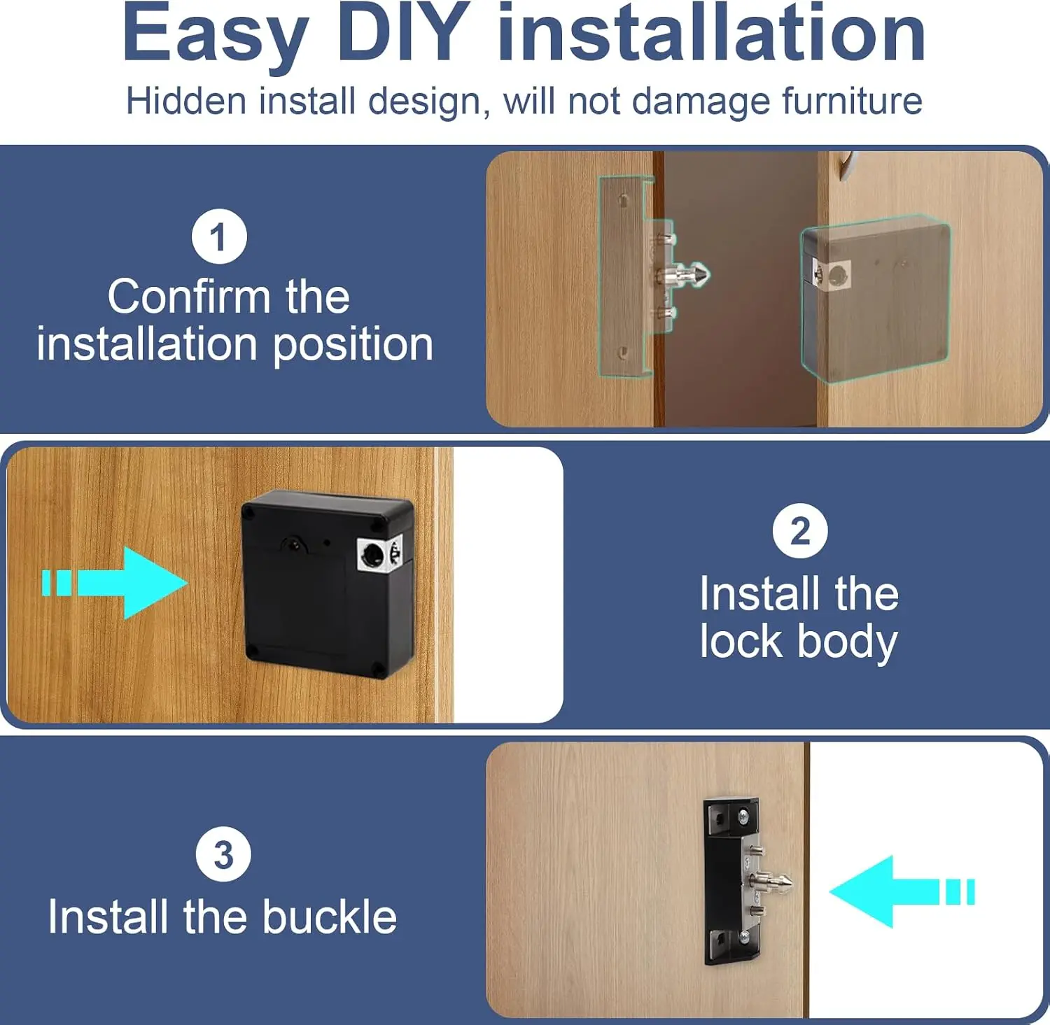 Cep telefonu NFC akıllı kilit  - Furniture Hardware Bolts incelemesi ve fiyatı