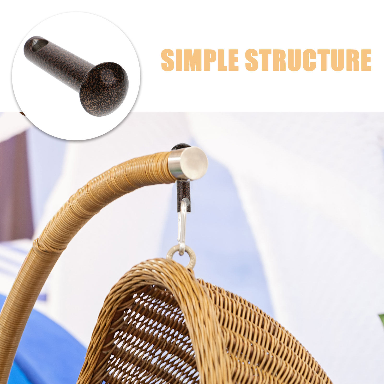 2 Adet Hamak Sandalye Pim Fişi - Furniture Hardware Bolts incelemesi ve fiyatı