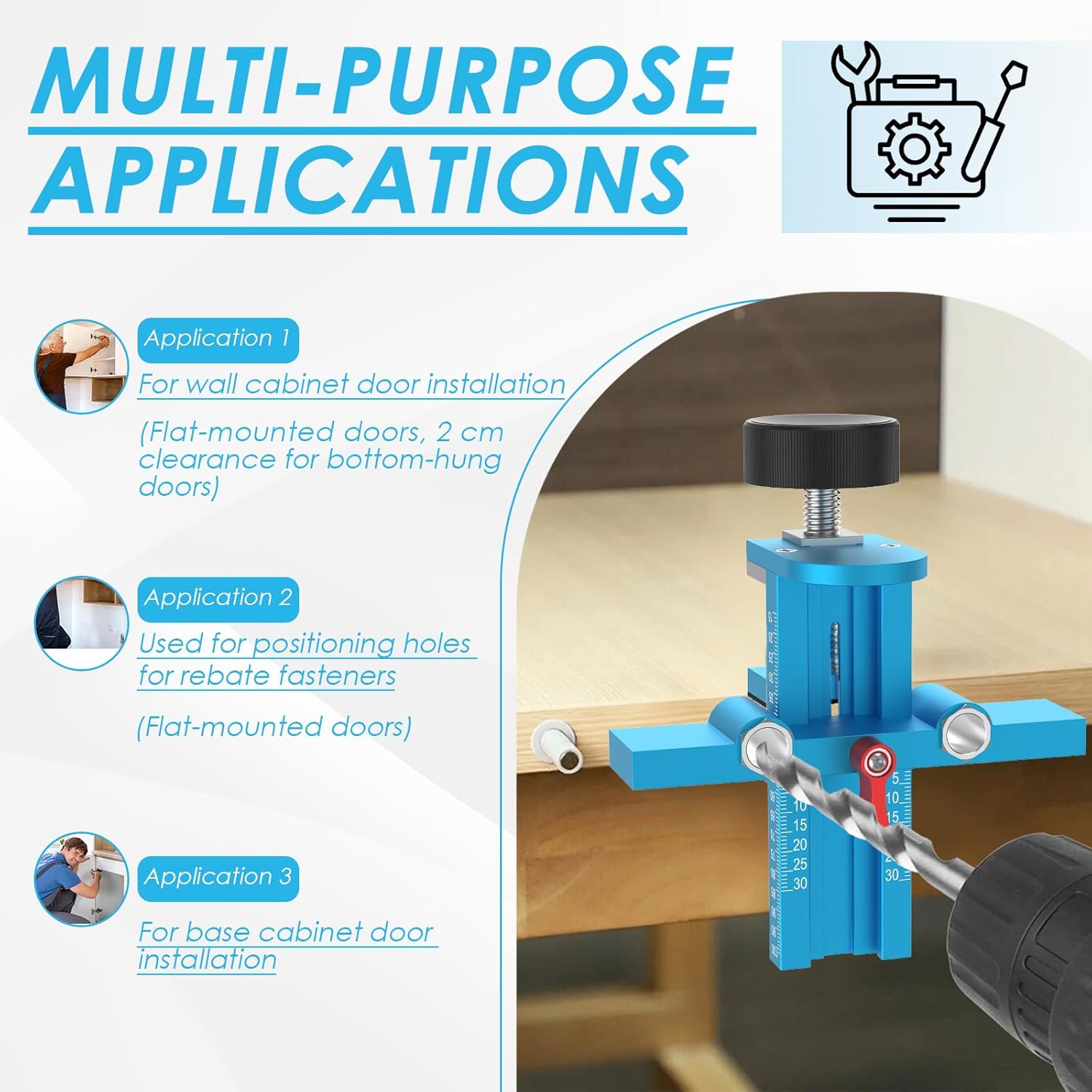 3'ü 1 Arada Dolap Kapısı Monta - Furniture Hardware Tools incelemesi ve fiyatı