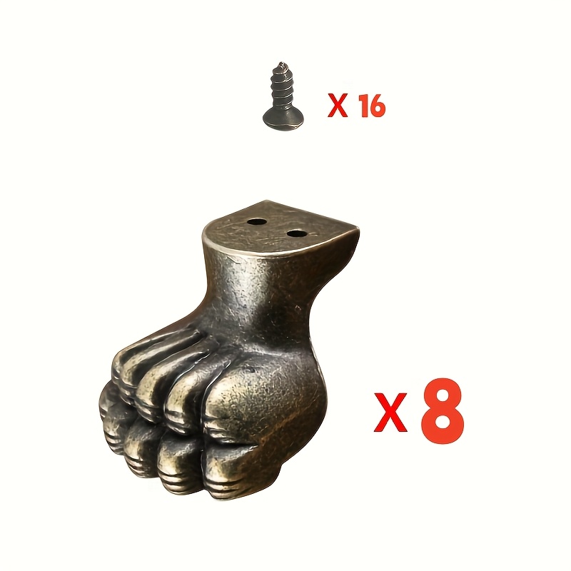 8 adet Antika Ayak Pirinç Takı - Furniture Hardware Antique incelemesi ve fiyatı