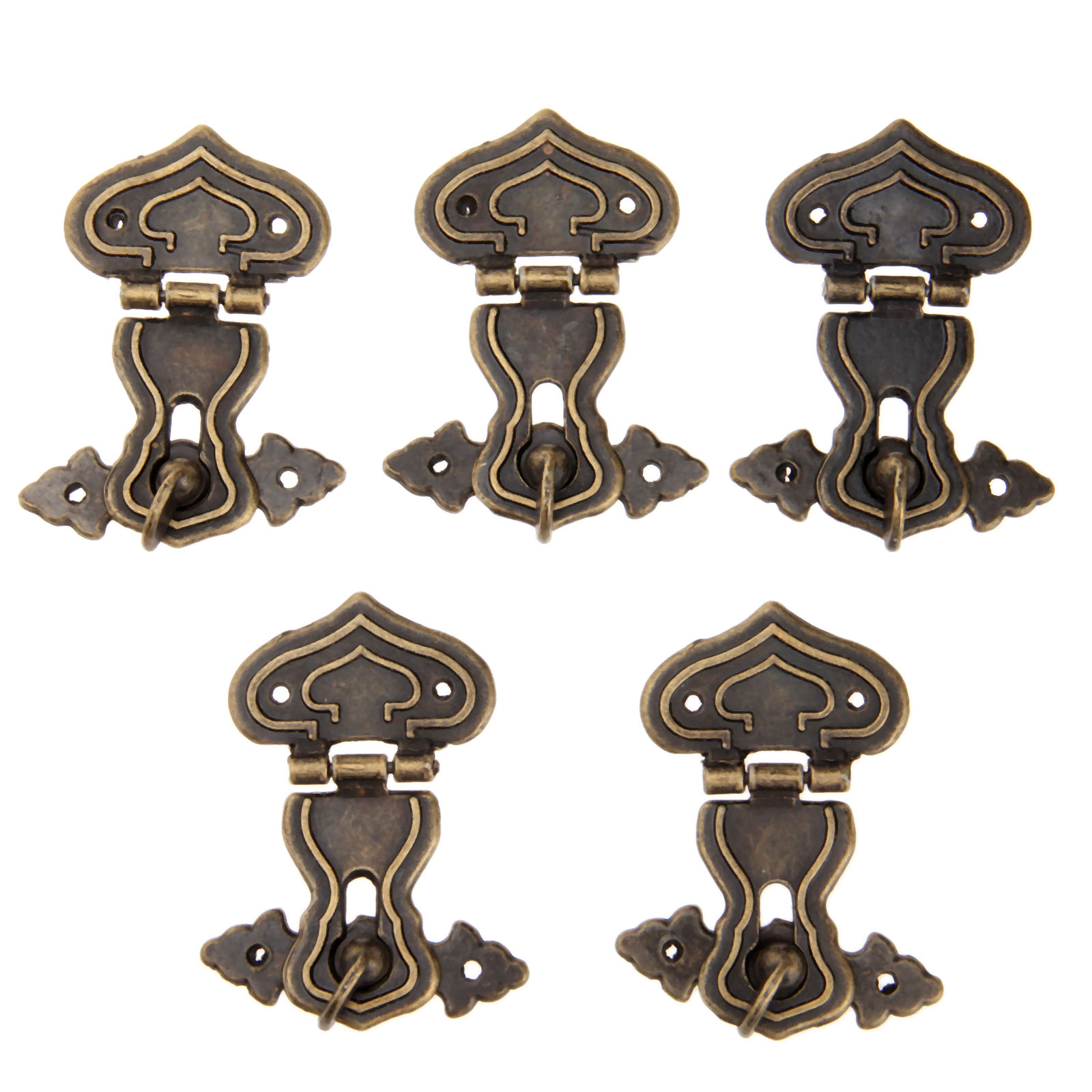 5 adet 63x47mm antika Metal ki - Furniture Hardware Bolts incelemesi ve fiyatı