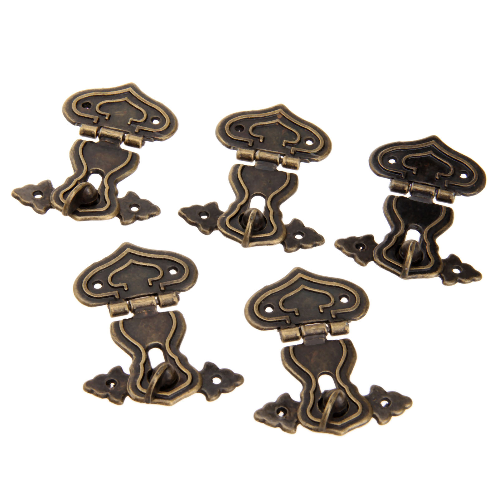 5 adet 63x47mm antika Metal ki - Furniture Hardware Bolts incelemesi ve fiyatı