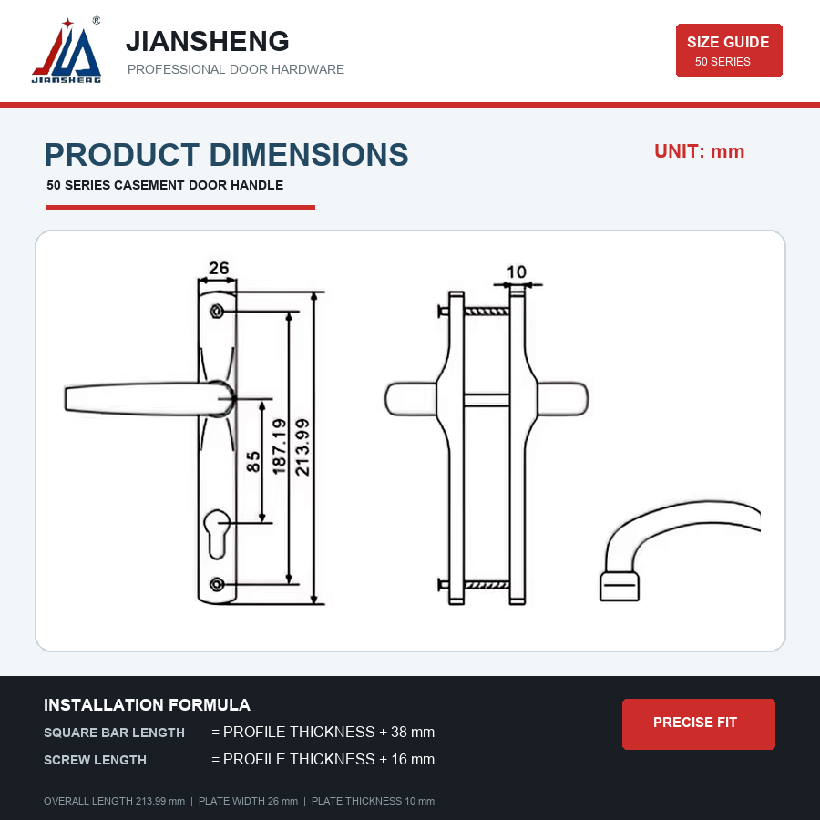 Çift Taraflı Alüminyum Alaşıml - Door Handle Bar incelemesi ve fiyatı